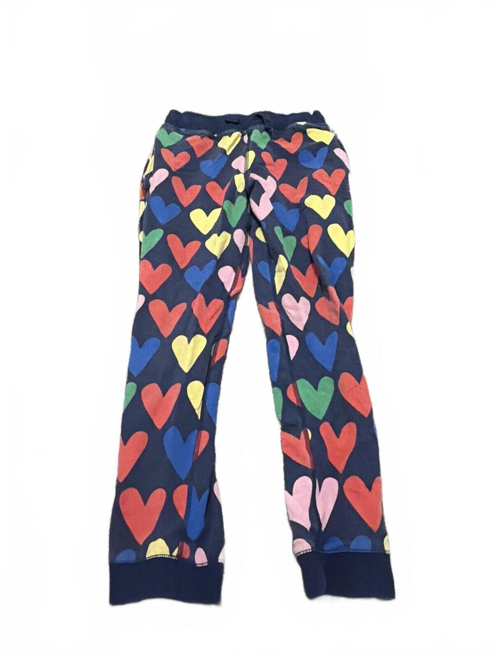 Hanna Andersson Girls Kids Heart Print Pants 150 cm Size 12